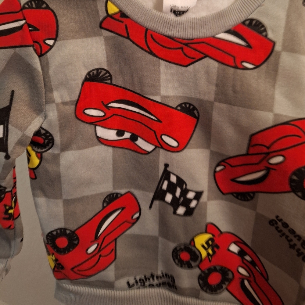Lightning mcqueen kids two piece matching set 4T - Picture 2 of 2